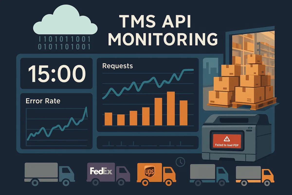TMS API Monitoring: The 15-Minute Response Protocol for Rate Limits and Timeouts