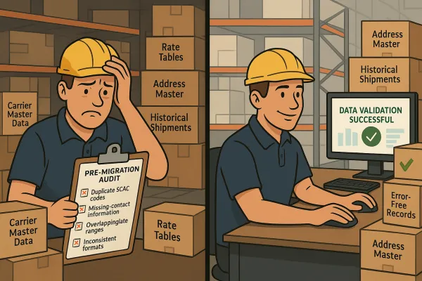 TMS Data Migration: The 72-Hour Validation Playbook That Prevents 90% of Go-Live Issues