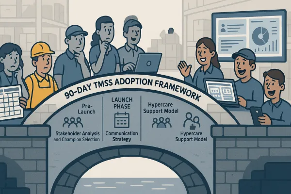 TMS Change Management: The 90-Day User Adoption Playbook That Cuts Resistance by 75%